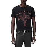 John Varvatos Mens Deco Goddess Tee
