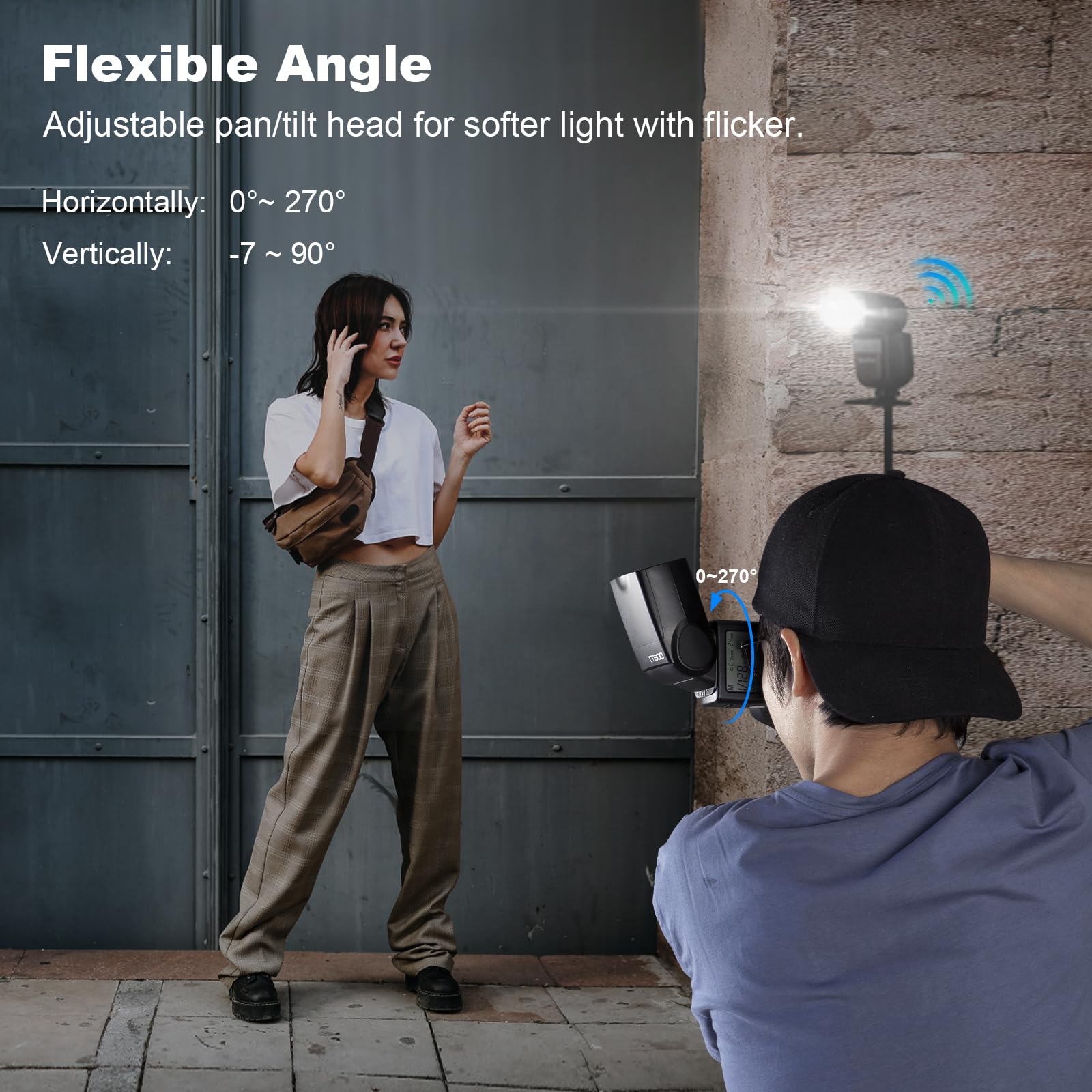 Godox V860II-C V860IIC TTL Flash for Canon, GN60, HSS 1/8000s, 2.4G Wireless Speedlite, Li-ion Battery (650 Shots), External On-Camera Flash with Diffuser Kit