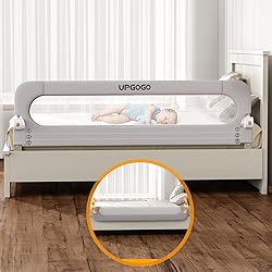 UPGOGO Folding Bed Rail for Toddlers,Baby Bed Rail