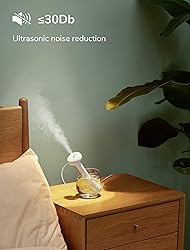 JISULIFE Mini Portable Humidifier, Small USB