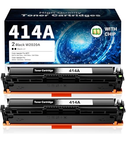 Cartouches de toner de rechange 414A pour imprimantes HP 414A W2020A