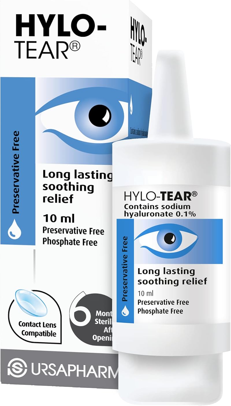 HYLO Tear Preservative Free Eyedrops Sodium Hyaluronate 0.1% 10ml