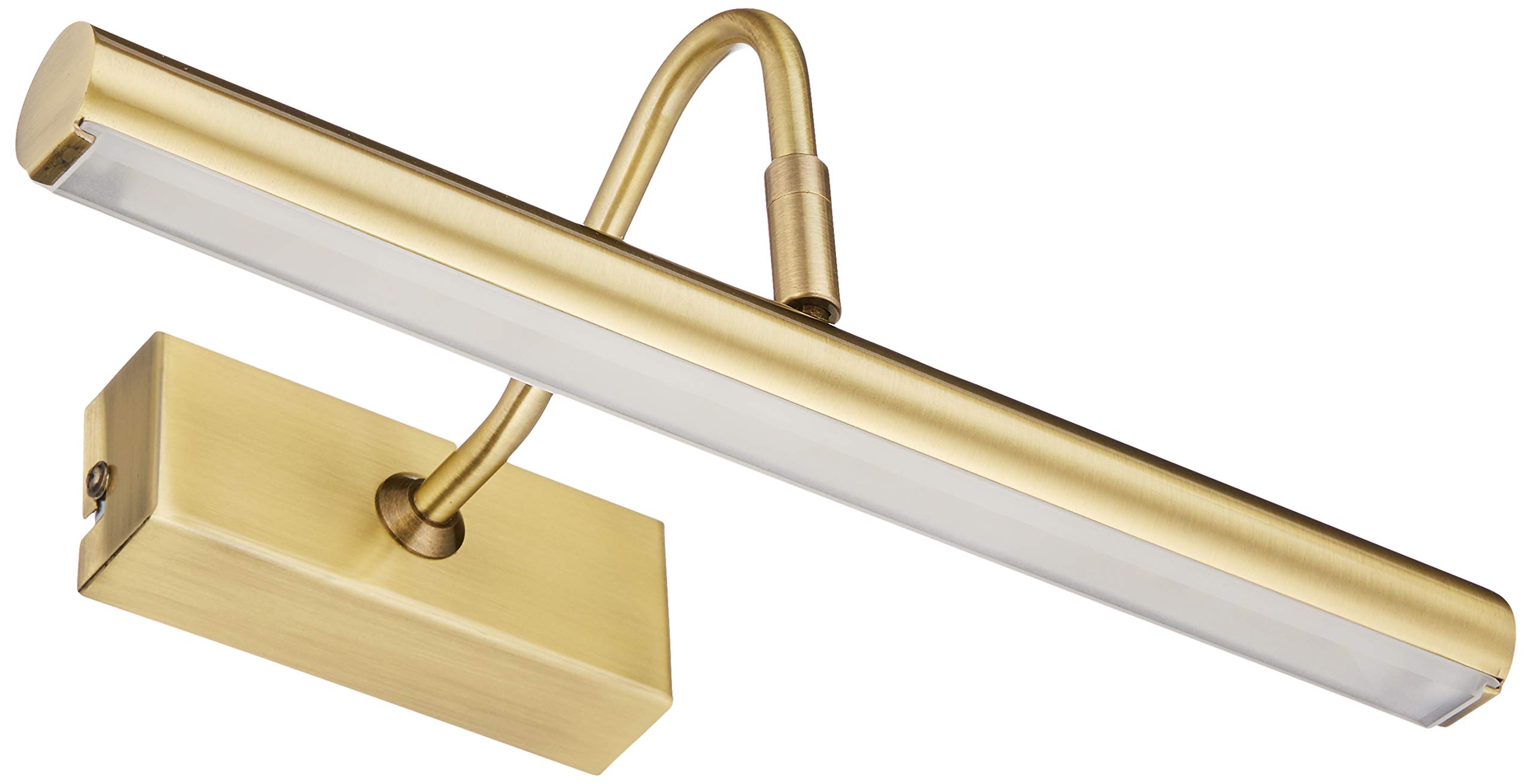 Oaks Lighting Picture Light, Antique Brass