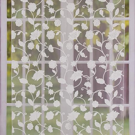 SCHÖNER LEBEN. Türbehang Scheibengardine 90x180cm