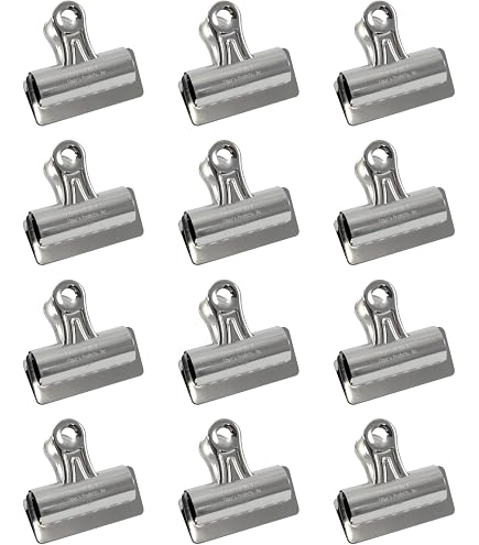 Amazon.com: X-ACTO 2004LMR Bulldog Clips, Steel, 1-Inch Capacity
