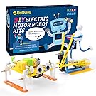 Giggleway Electric Motor Robotic Science Kits, DIY Kids Circuit Building Engineering STEM Toys, Science Project Experiment Kits for Kids- Walking Robot, Fitness Robot