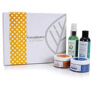 Greenberry Organics Gift Box With Natural Organic Skin Care