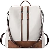 CLUCI Leather Backpack Purse for Women Convertible Large Travel Ladies Designer Fashion Casual College Shoulder Bag