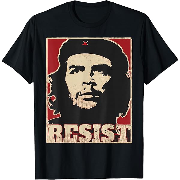 T-shirt Che Guevara Pour Homme – Blanc – Manches Courtes – Fabriqué En France – Édition Limitée