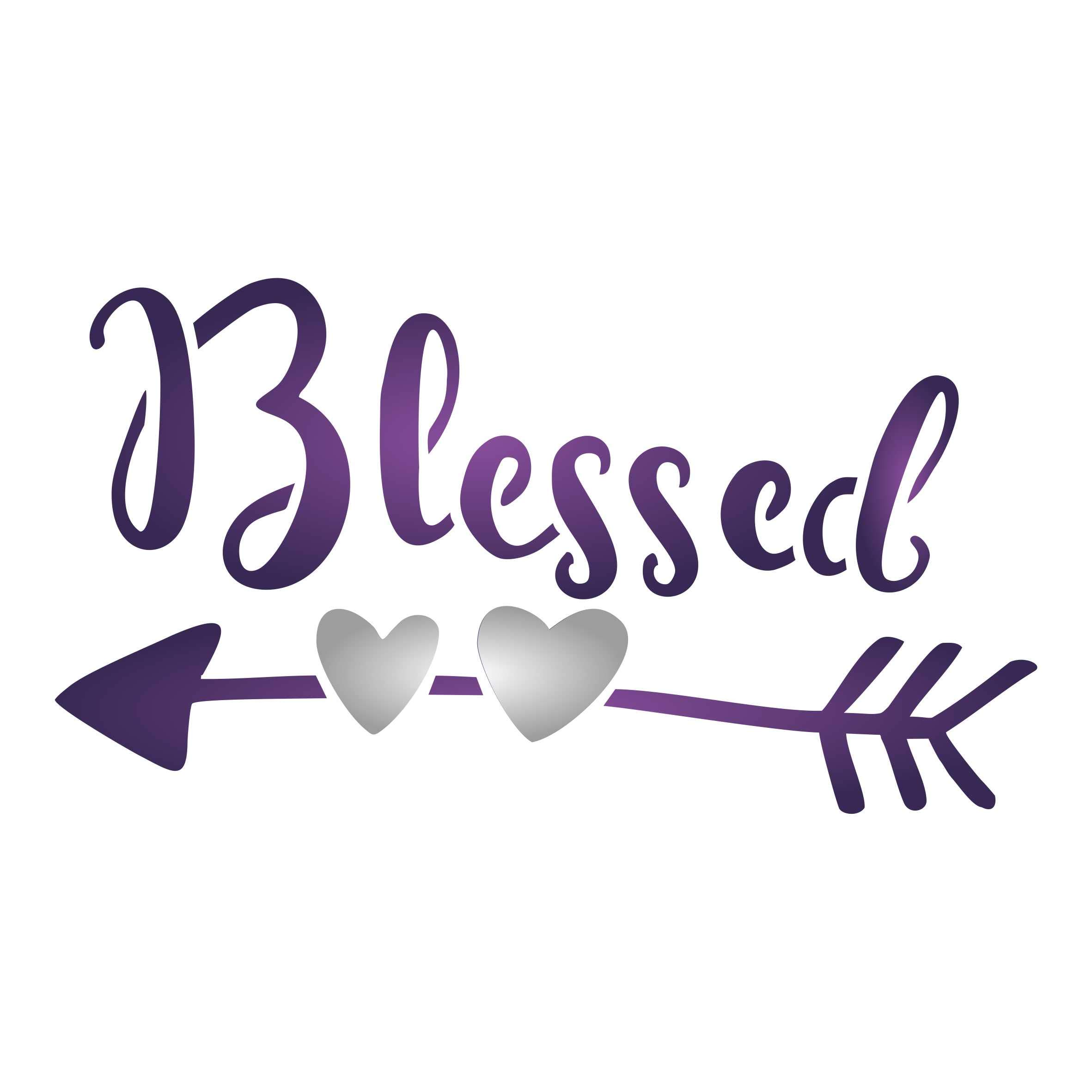Blessed Stencil, 21.59 x 11.43 cm (M) - Religious Christian Quote Label Sign Word Stencils
