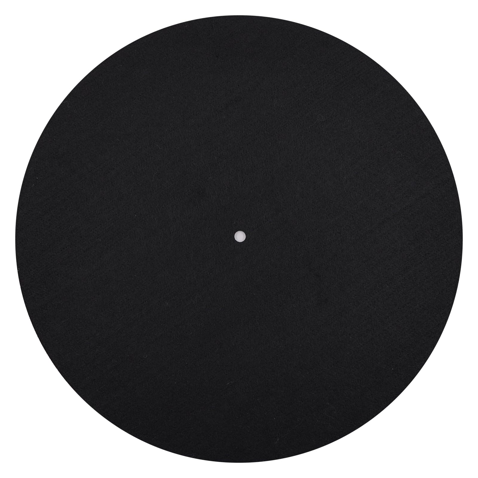 3mm Turntable Mat Black Slip Mat for Viny Record Player Turntable Platter Slipmat for Static Reduction and Clearer Sound Quality (12 inch)