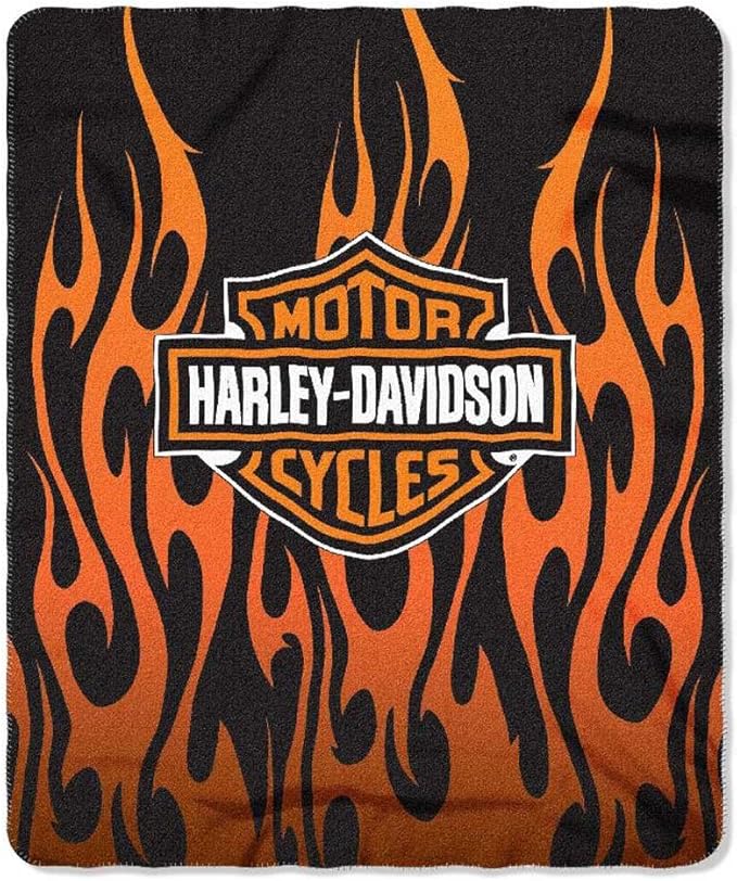 Northwest Harley Davidson Fleece Blanket: Amazon.com.mx: Hogar y Cocina