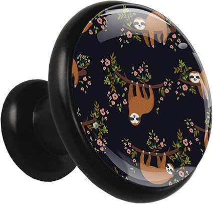 Perillas y manijas del gabinete Rama de flor animal Perillas de