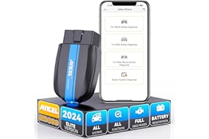 ANCEL BD300 OBD2 Scanner Bluetooth Fits for BMW Full System Code Reader Fits for BMW Diagnostic Tool with Battery Registration Tool Service EPB CBS ETC ABS Airbag & Powerful OBD2 Scanner for All Cars