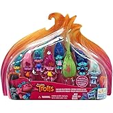 Dreamworks Trolls Movie Exclusive Wild Hair Collection Pack (8 Mini Trolls), 1.25 Inches