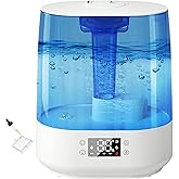 AOOYSORA Humidifiers for Bedroom, 6L Quiet Top Fill Cool Mist Humidifier, 60H Runtime, Smart Auto Mode Humidifier for Large R