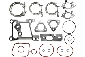 KeleHD 6.7 Turbo mounting Gasket kit for Ford F250/F350/F450/F550 6.7L 2011-2016, Turbocharger Mounting Gasket Set OE GS33692