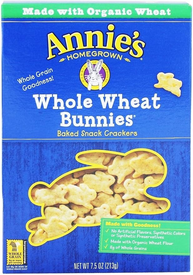 Annie's Whole Wheat Bunny Crackers