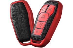 ELOHEI Soft TPU Car Key Fob Case Cover for Ford F150 Explorer 2013-2017 Fusion Mustang Edge Lincoln MKZ MKC MKX 5 Buttons Sma