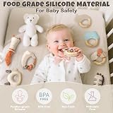 Vanplay Baby Toys 0-6 Months 10pc Rattle Teether Set with Storage Box view 3