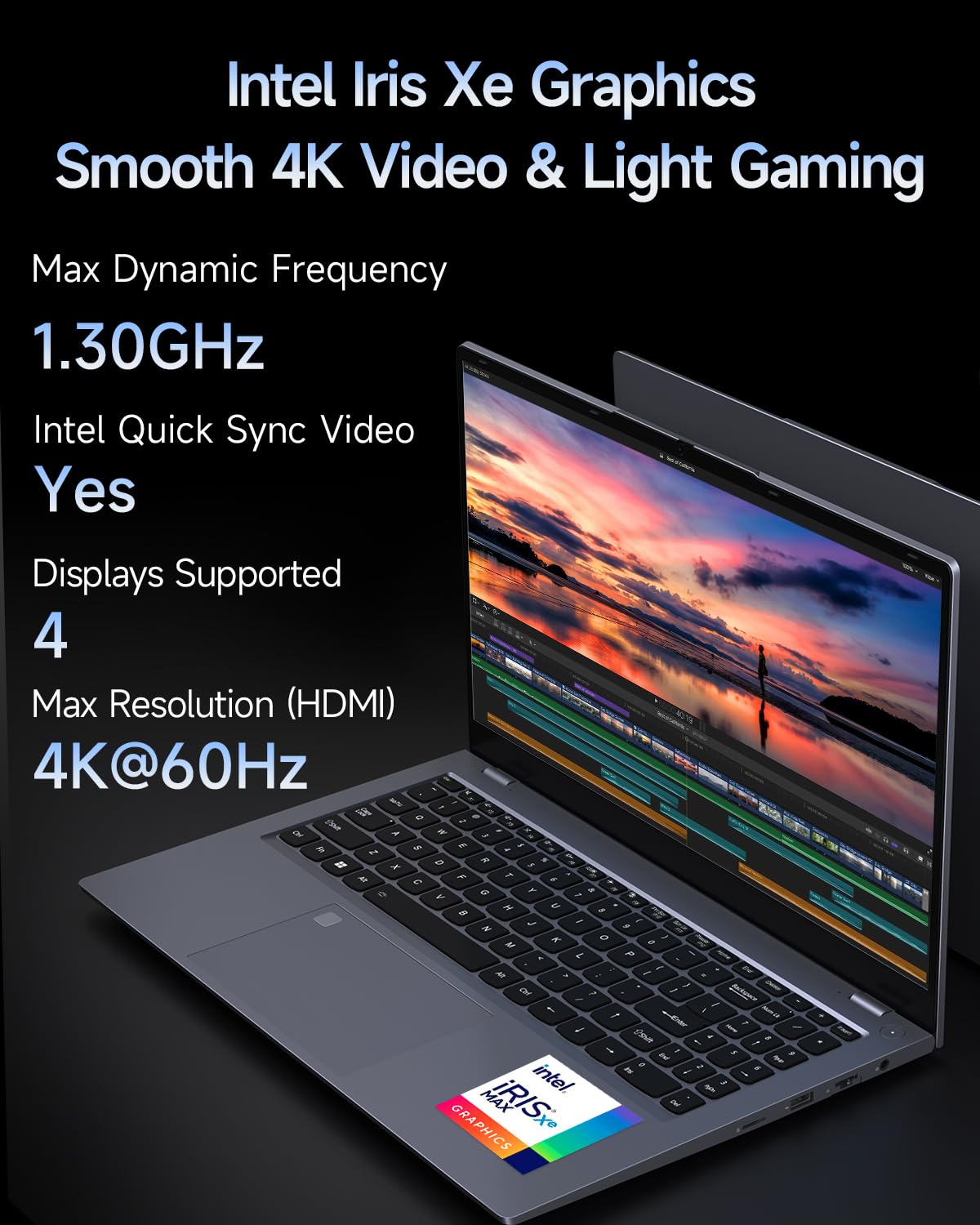 BLUEING 2025 Gaming-Laptop-Computer, 12th Inter 12-Core i5-1240P (Beat i5-12450H, Up to 4.4GHz) 16GB DDR4 512GB SSD, 15.6
