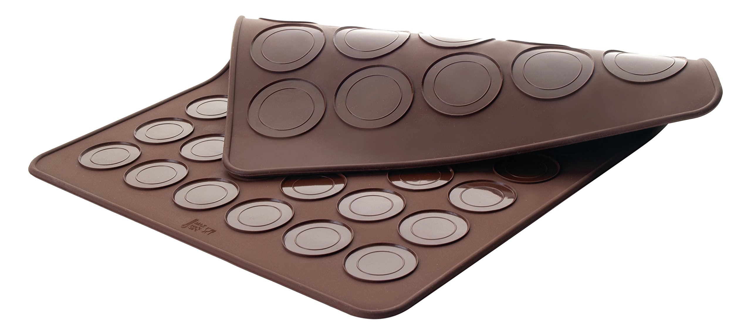 Lacor 66753 Macarons Dual Diameter Mat, 29 x 39 x 30 cm, Brown