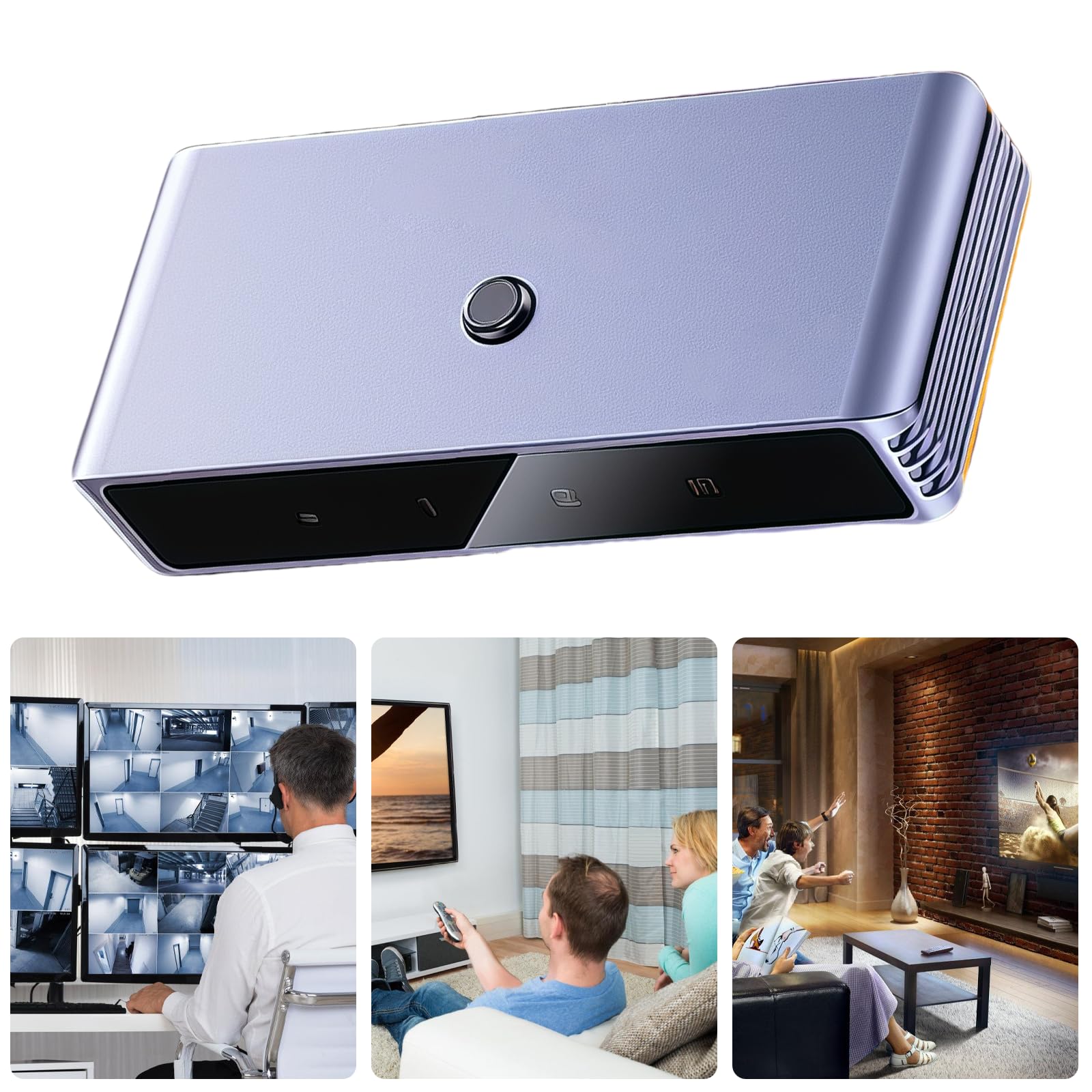 LEKEFETO HDMI Switch 8K 2.1 Umschalter 2 In 1 Out/1 In 2 Out HDMI Splitter Bi-Direktional Adapter für TV PS5 PC Beamer UHD 4K@60Hz Schwarz 7