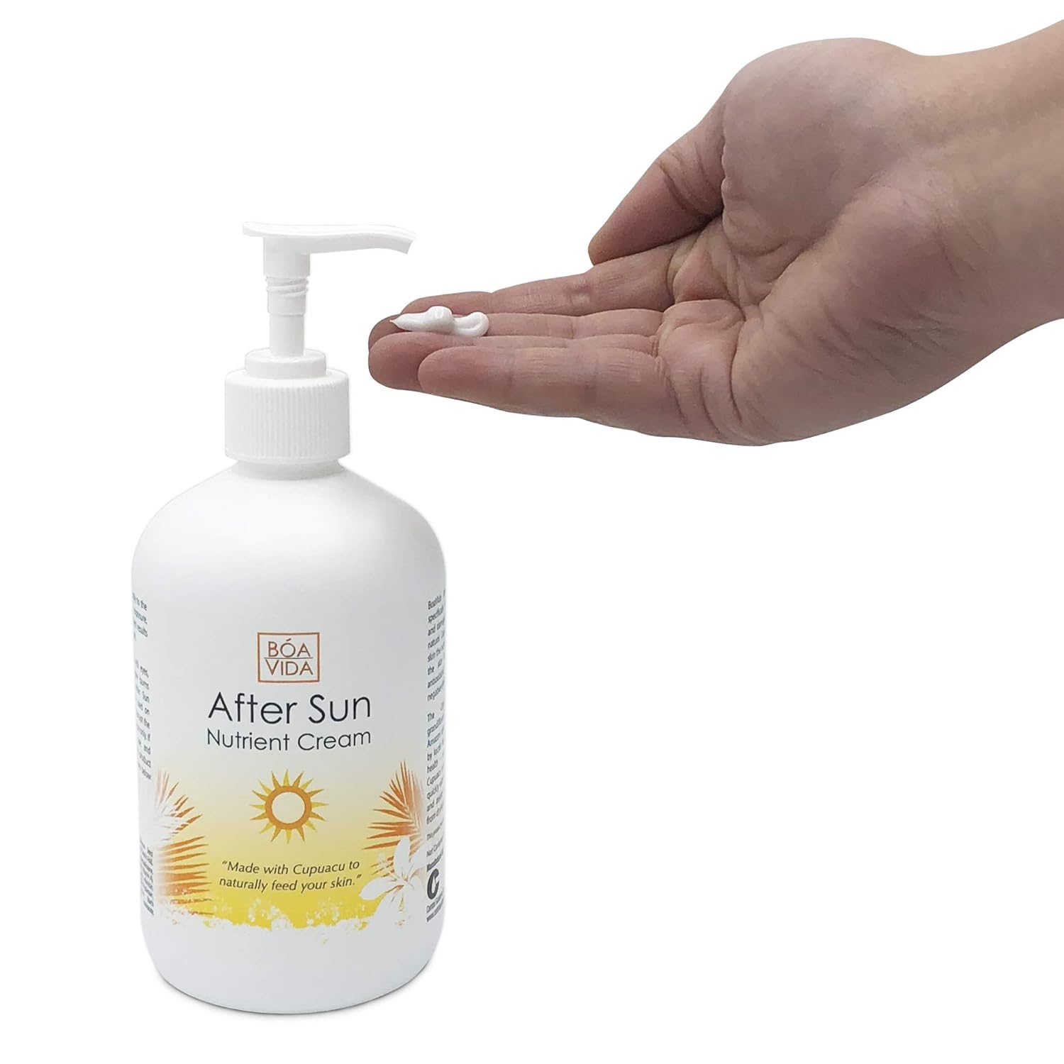 BoaVida After Sun Lotion Nutrient Cream and Tan Enhancer, To Help Moisturize and Soothe, Dry, Sun Burned, Itchy, Peeling, and Red Skin, Use To Cool Down Skin, 16 Ounce by Central Solutions Inc. : Beauty