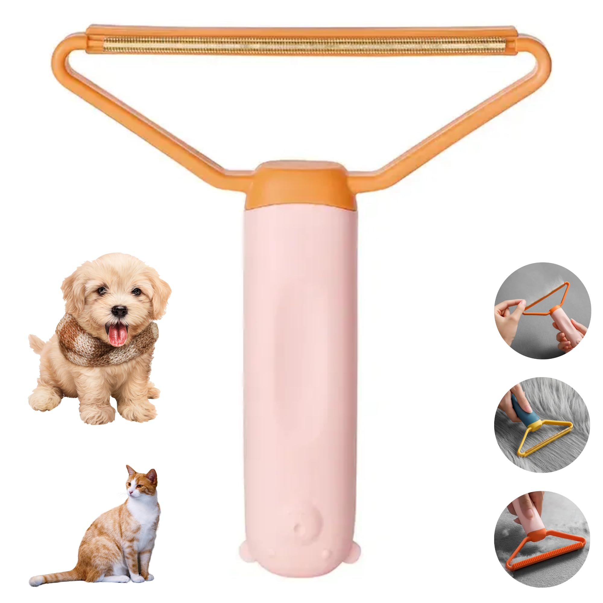 Pet Hair Remover: Accessories for Dogs and Cats Hair Remover Brush Hair Remover and Lint Remover for Clothes, Sofa, Bed, Carpets and Fabrics. Washable and Reusable