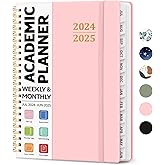 Planner 2024-2025, Academic Planner JUL 2024-JUN 2025, Weekly and Monthly Calendar Planner Book, Hardcover Teacher Planner 20
