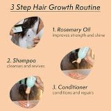 Nature Spell Hair Growth Trio Rosemary Oil Shampoo Conditioner Sulphate-Free view 2