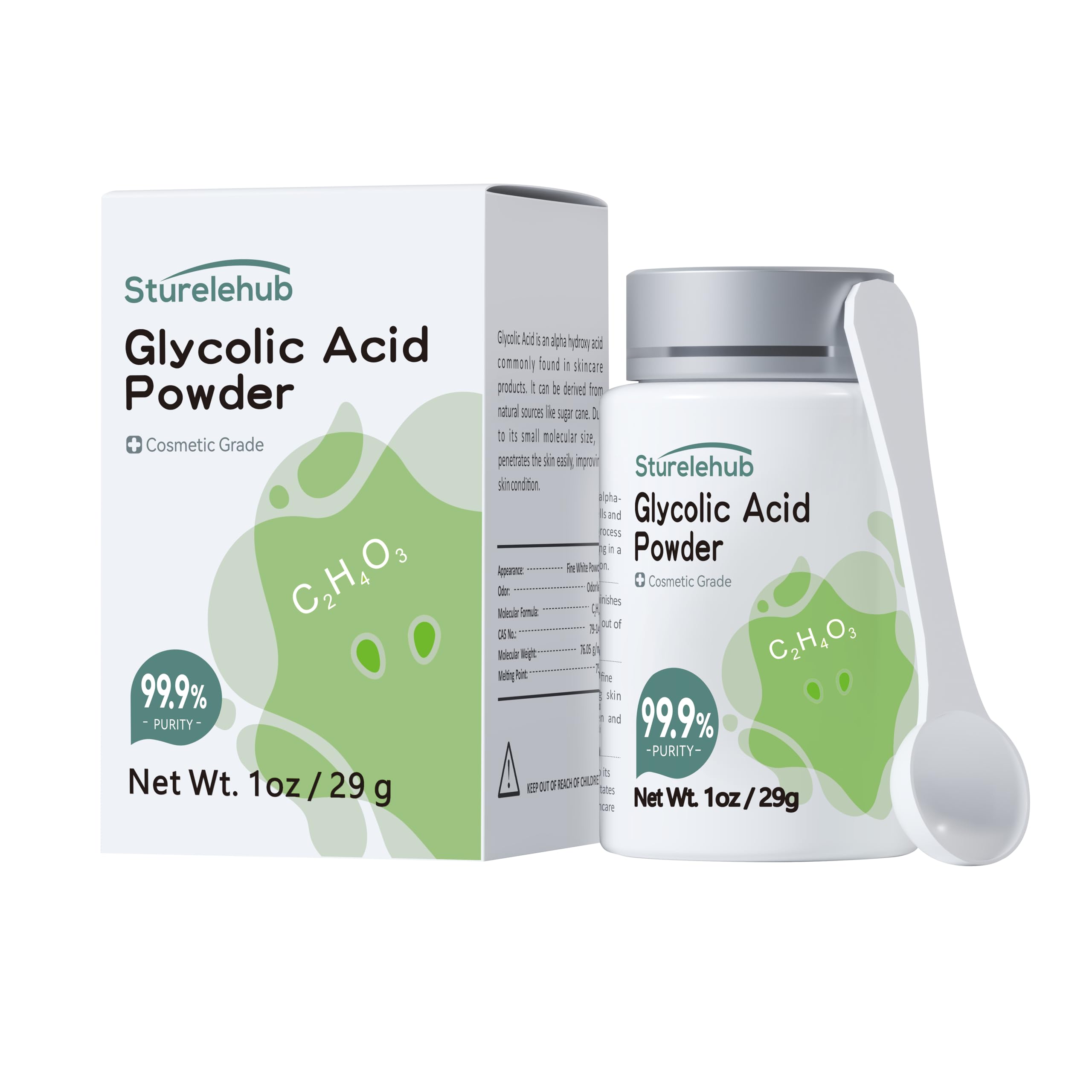 Sturelehub 1oz Glycolic Acid Powder