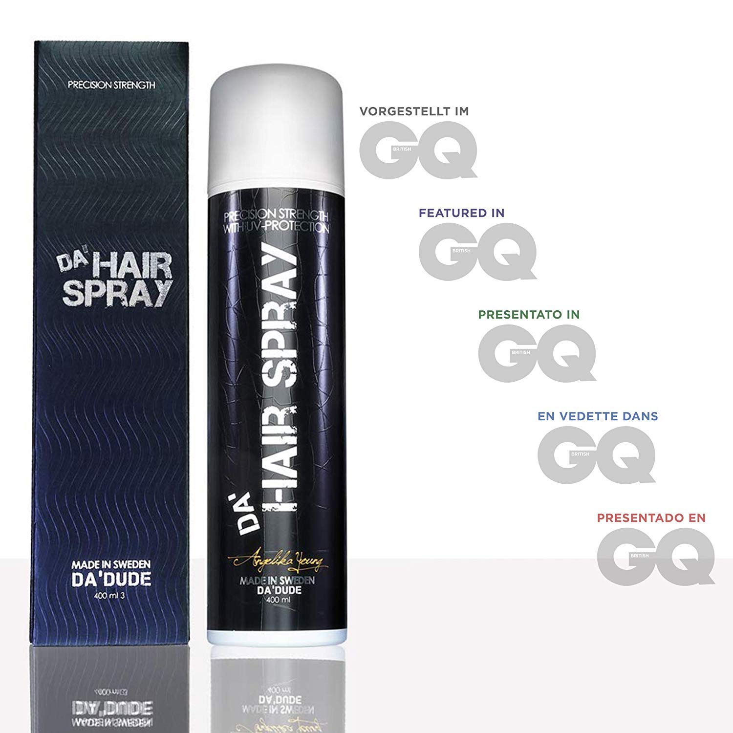 Da'Dude Da' Hairspray BestHairsprayformen StrongHold Matte in Gift Box 400ml Buy Online in