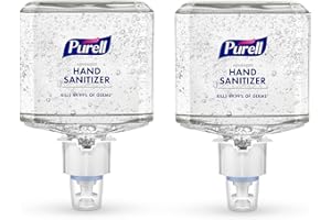 PURELL Advanced Hand Sanitizer Gel, Clean Scent, 1200 mL Refill for PURELL ES6 Automatic Hand Sanitizer Dispenser (Pack of 2) - 6463-02