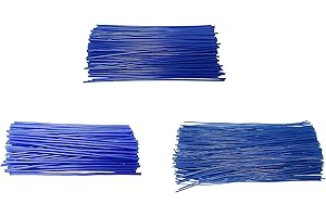 #BLACKJACK 3 Boxes Blue Sprue Wax Thread for Jewelry Dental Wax Casting Mould Molding Tool Lost Wax Line Diameter 0.8-7.0 mm (Mixed 1.0/2.0/3.0 mm)