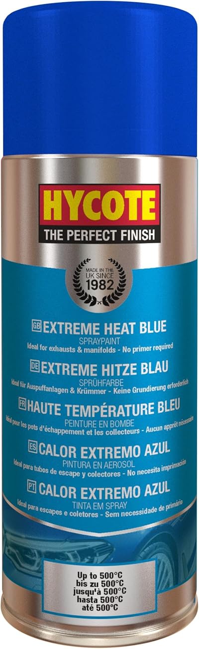 Hycote Extreme Heat Blue 400ml High-Performance Spray Paint