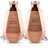 Saphira Shampoo & Conditioner Duo Set – Mineral Moisture Repair, Mineral DeFrizz, Mineral Rebalance, Divine Curls, Volume Boost & Healing Repair