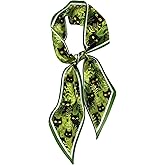 Cabreche Hair Head Scarf Neck Scarves Silk Feeling Long Satin Fashion Cute Decoration Handbag Women Girls 59 * 6.7''