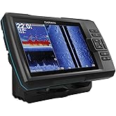Garmin Striker 7SV with Transducer, 7" GPS Fishfinder with Chirp Traditional, ClearVu and SideVu Scanning Sonar Transducer an