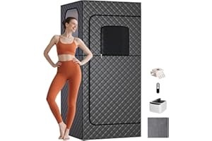 TOREAD Portable Steam Sauna for Home, Personal Sauna Tent Home Sauna Box, Remote Control, 9 Adjustable Steam Levels, Compact & Easy Storage, Ideal for Relaxation
