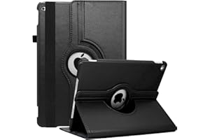 iPad Case Fit 2018/2017 iPad 9.7 6th/5th Generation - 360 Degree Rotating iPad Air 2 Case Cover with Auto Wake/Sleep Founctio