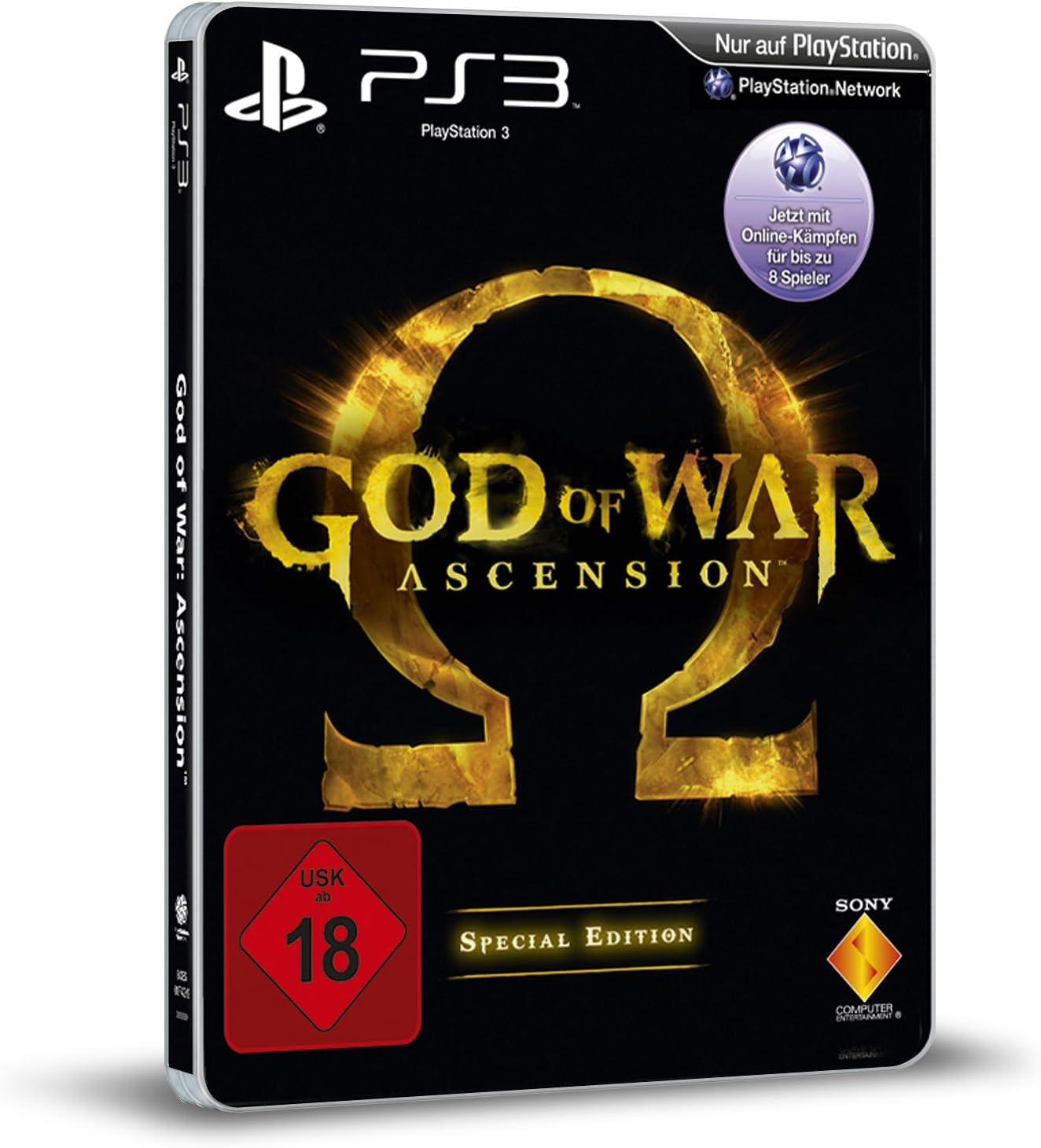 Jeu PS3 God Of War Ascension - Édition Steelbook - Complet En Boîte - Bon état