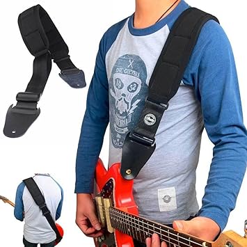 Correa Bandolera para Guitarra Bajo Ukelele Memory Foam + ...