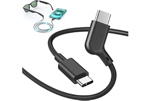 PnTnFly AR Smart Glasses USB-C Charging Data & Power Supply Cable, 1.2M / 3.9FT 20Gbps USB 3.2 Gen2 – Compatible with XREAL A