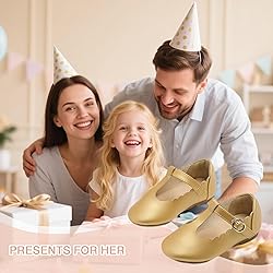 Tegeek Girls Toddler/Little Kid Mary Jane Flats