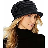 Round Cloche Hat for Women Vintage Wool 1920s Cloche Winter Hat