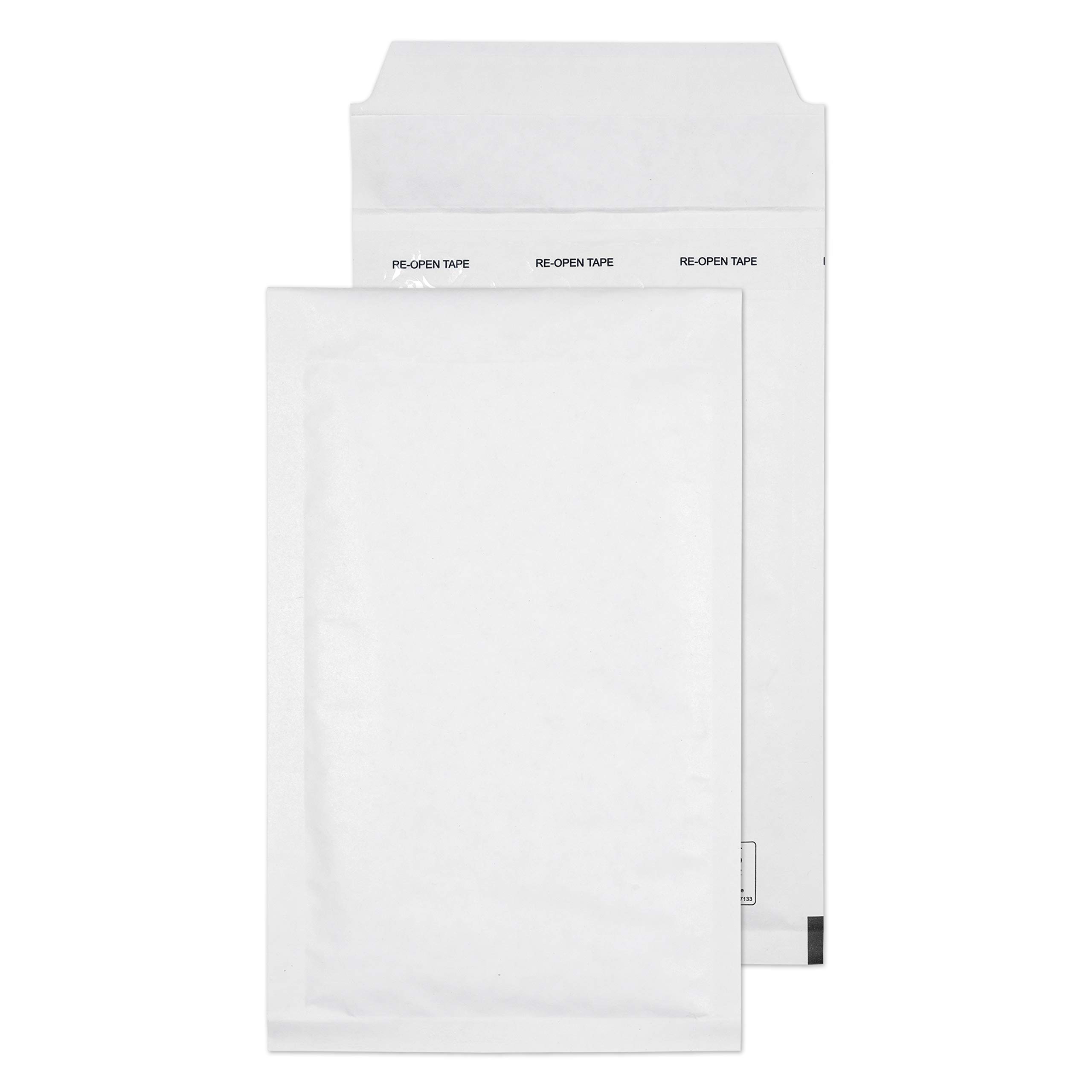 Blake Purely Packaging DL 120 x 215mm Envolite Peel and Seal Padded Bubble Envelopes (B/00) White - Pack of 200