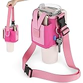 Xxerciz Carrier Bag for Stanley 40 oz Tumbler with Handle, Crossbody Bag with Phone Holder Pocket, Water Bottle Bag with Adjustable Strap for Stanley Cup Accessories