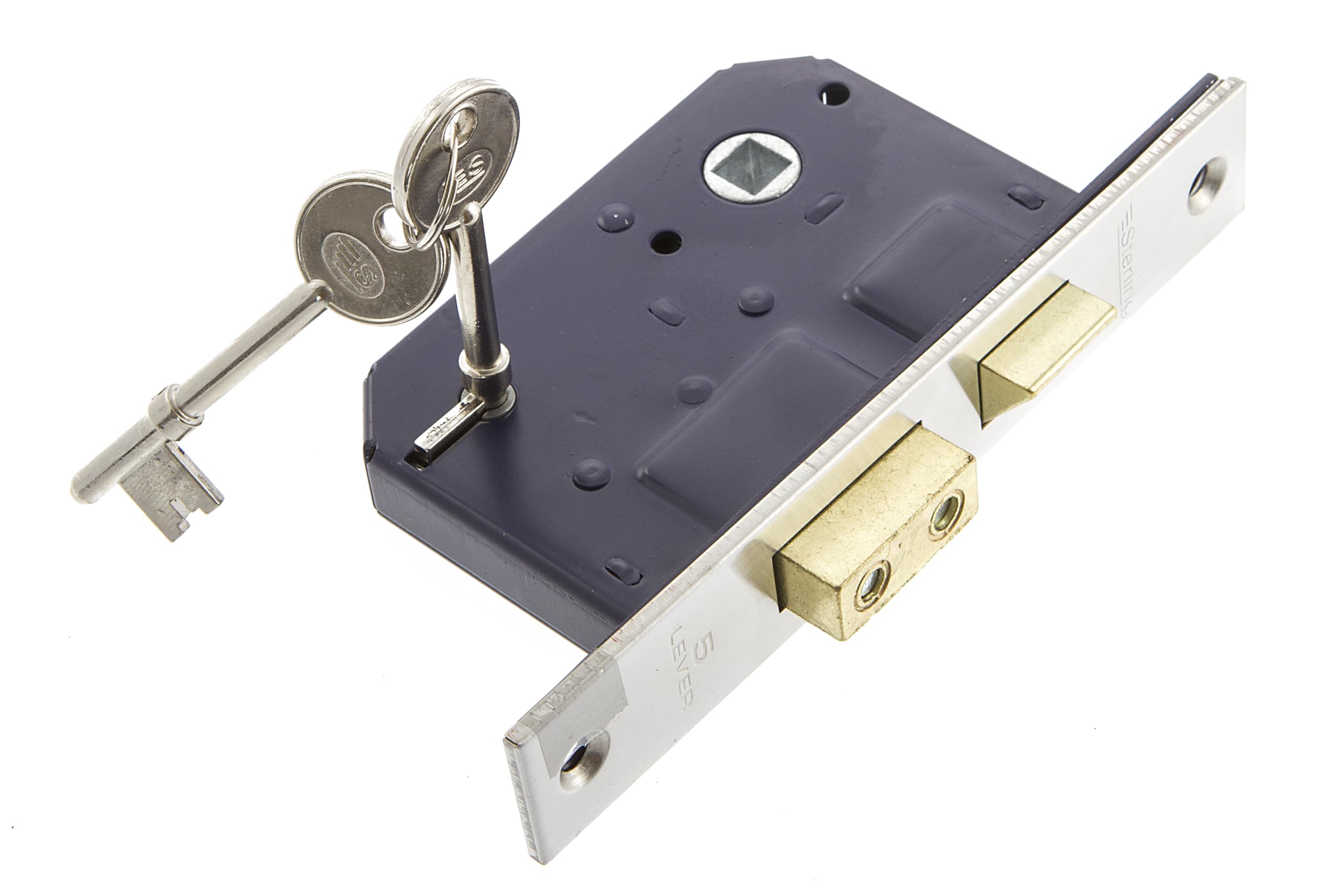 Sterling MLS525N 2.5-inch/67mm 5-Lever Sashlock - Nickel