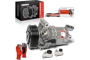 A-Premium Air Conditioner AC Compressor with Clutch Compatible with Nissan Versa 2009-2012, Cube 2009-2010, 1.8L